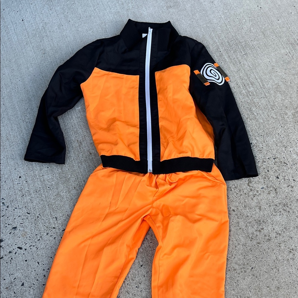 Kids Naruto Costume - Black and Orange